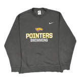 Pointers Swimming Nike College Sweatshirt - Large Grey Cotton