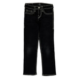 True Religion Contrast Stitch Jeans - 23W 23L Black Cotton