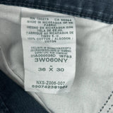 Wrangler Cargo Pants - 38W 30L Blue Cotton