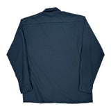 Dickies Shirt - Large Navy Polyester Blend