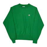 Reverse Weave Champion Sweatshirt - Small Green Cotton