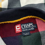 Chaps Ralph Lauren Checked Rugby Shirt - XL Multicoloured Cotton