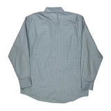 Lacoste Checked Shirt - XL Blue Cotton