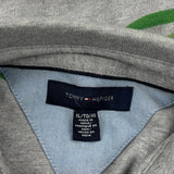 Tommy Hilfiger Striped Polo Shirt - XL Gray Cotton