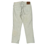 Made In Usa True Religion Jeans - 27W UK 6 White Cotton Blend