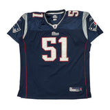 New England Patriots Reebok Nfl Football Jersey - 2XL Navy Polyester