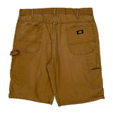 Dickies Carpenter Shorts - 36W 10L Brown Cotton