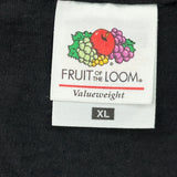 Fruit Of The Loom T-Shirt - XL Black Cotton