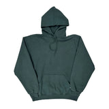 Russell Athletic Hoodie - Large Green Cotton Blend