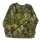 Red Head Long Sleeve T-Shirt - Large Camo Cotton