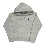 Reverse Weave Champion Hoodie - Small Grey Cotton Blend