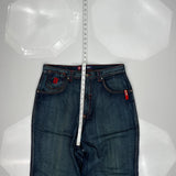 Bare Fox Hip Hop Jeans - 36W 30L Blue Cotton