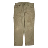 Dickies Carpenter Trousers - 38W 33L Beige Cotton