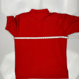 Levis Polo Shirt - Large Red Cotton