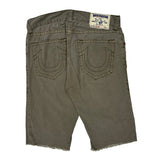 True Religion Shorts - 36W 11L Gray Cotton