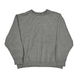 Starter Sweatshirt - Large Gray Cotton
