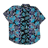 Hawaii Original Floral Hawaiian Shirt - Small Multicoloured Cotton
