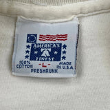 San Francisco Americas Finest Single Stitch T-Shirt - Large Cream Cotton