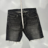 Royal Denim Shorts - 36W 10L Gray Cotton