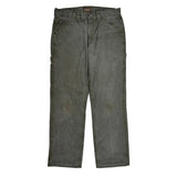 Schmidt Carpenter Pants - 34W 32L Gray Cotton