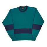 Signature Striped Sweatshirt - Medium Green Cotton