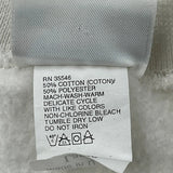 90S Blank Made In USA Pro Select Sweatshirt - Large White Cotton Blend