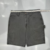 Wrangler Cargo Carpenter Shorts - 34W 10L Grey Cotton