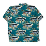 Cherokee Graphic Hawaiian Shirt - XL Multicoloured Viscose