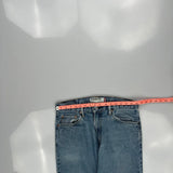 505 Levis Jeans - 34W 32L Blue Denim