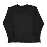 Dickies Long Sleeve T-Shirt - 2XL Black Cotton