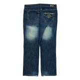 Brooklyn Express Hip Hop Jeans - 38W 34L Dark Wash Cotton