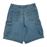 Arizona Jeans Denim Shorts - 32W 12L Blue Cotton