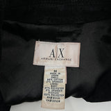 Armani Exchange Blazer - Medium Black Cotton