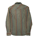 Armani Exchange Striped Shirt - Medium Multicoloured Cotton