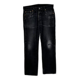 Levis Jeans - 35W 29L Black Cotton