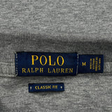 Polo By Ralph Lauren Polo Shirt - Medium Grey Cotton