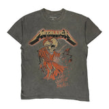 Metallica Band T-Shirt - Small Gray Cotton