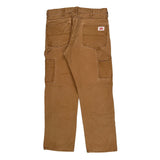 Unbranded Double Knee Carpenter Pants - 33W 31L Brown Cotton