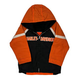 Age 6 Harley Davidson Jacket - Small Black Nylon