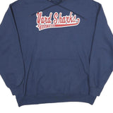 PORT & COMPANY Mens Blue Yard Sharks Softball Pullover Hoodie XL Sportswear