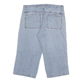 GO SOUTHERN Mens Denim Light Blue Cargo Shorts XL W32 Casual Cotton Blend
