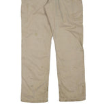 CARHARTT Mens Cotton Blend Beige Regular Fit Straight Leg Trousers W36 L34