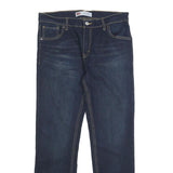 LEVI'S 511 Slim Boys Jeans Blue Slim Denim Medium W30 L30 Cotton Blend Zip
