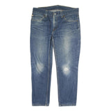 LEVI'S 511 Mens Jeans Blue Regular Skinny Denim Medium W35 L25 Classic Fit Zip