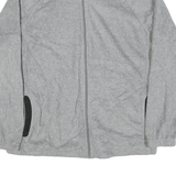 STARTER Mens Grey Jacket XL Polyester Blend Zip Plain Casual Lightweight