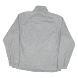 STARTER Mens Grey Jacket XL Polyester Blend Zip Plain Casual Lightweight