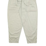 FORENZA Womens Cotton Beige Relaxed Tapered Trousers W30 L30 Casual Comfort