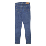 LEVI'S Womens Blue Slim Skinny Denim Jeans Zip W26 L28 Classic Comfort