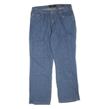 CALVIN KLEIN JEANS Womens Regular Fit Blue Denim Straight Jeans W33 L30 Casual