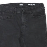 DKNY Womens Shorts Black Bedford Slim Fit L W32 Denim Casual Stylish
